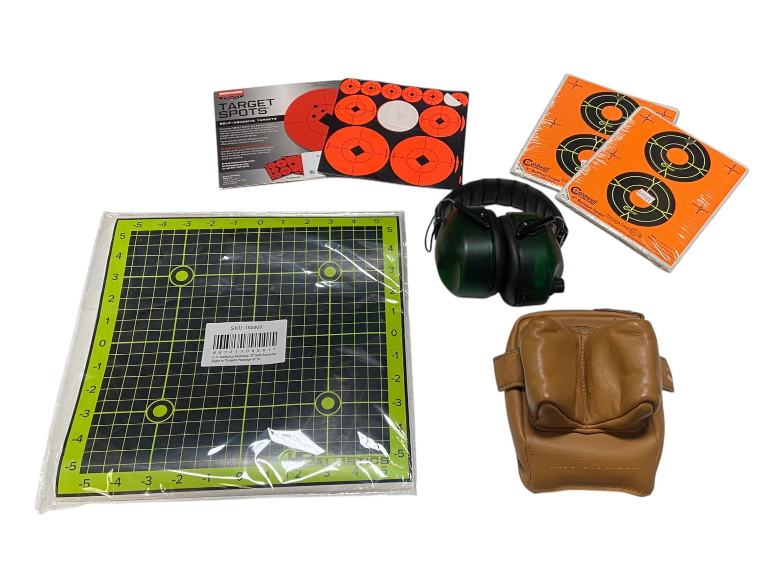 Gun Shooter Lot - Rest, Targets, Electronic Ear Protection (1 of 13)