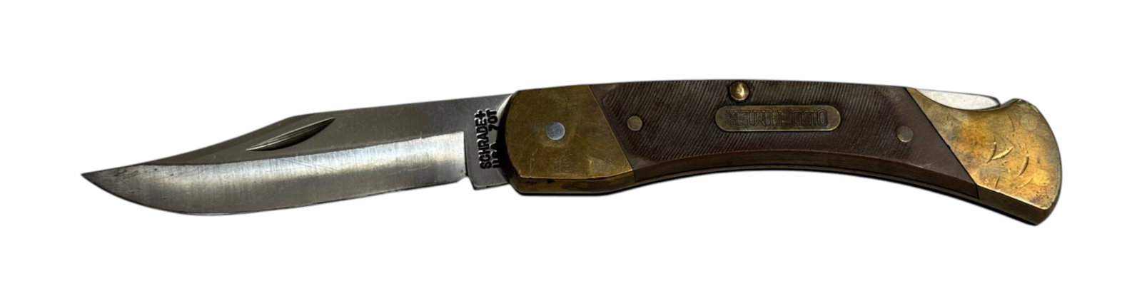 Schrade Old Timer 70T Folding Pocket Knife in Pouch - 2