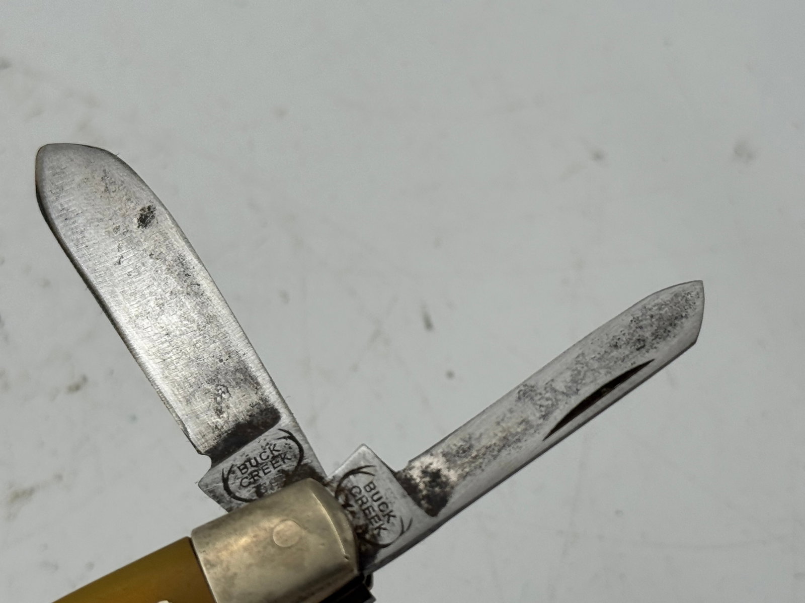 Vintage Solingen, Germany Buck Creek 4-Blade Folding Pocket Knife - 7