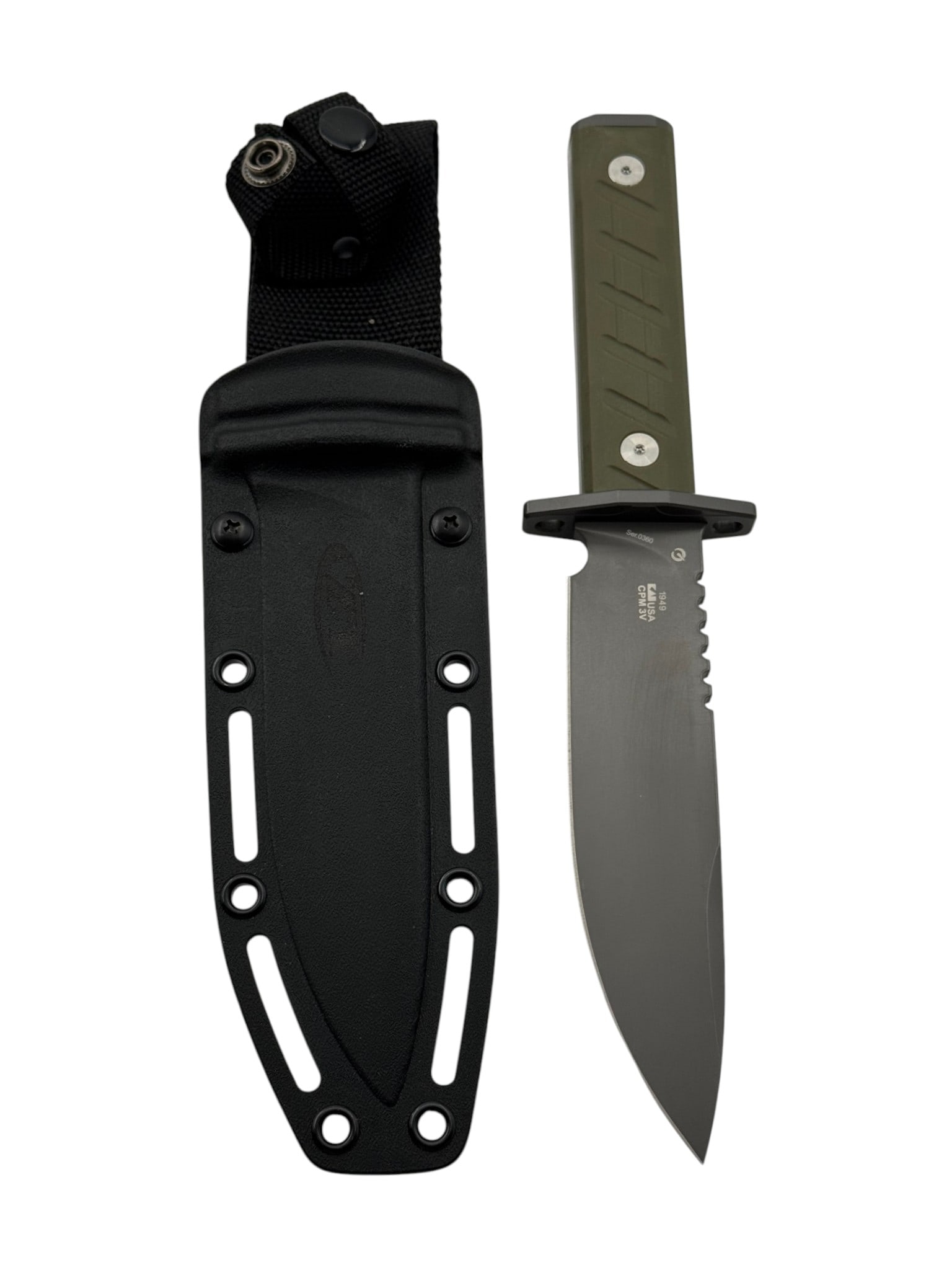 Excellent ZT Zero Tolerance 0006 Fixed Blade Knife w/ Scabbard: Excellent, like new condition. This is a very well-made, versatile fixed blade knife that would be a good option for survival, outdoor activities, and everyday projects. The 6-inch CPM 3V steel blade