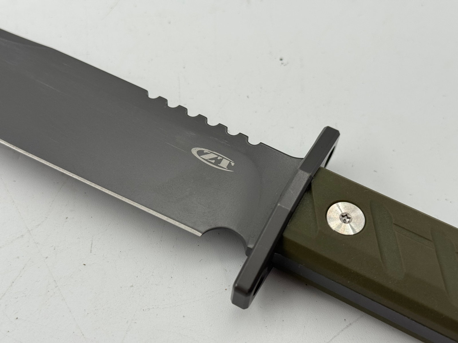 Excellent ZT Zero Tolerance 0006 Fixed Blade Knife w/ Scabbard - 7