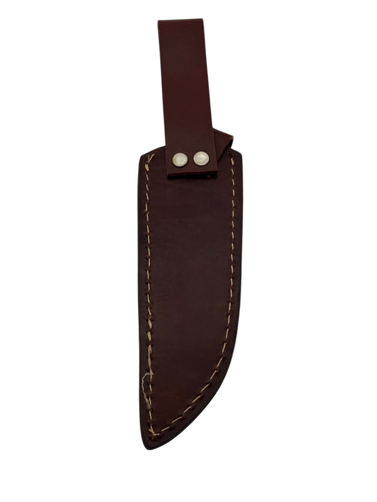 Ashen Edge Fixed Blade Knife with Leather Sheath - 12