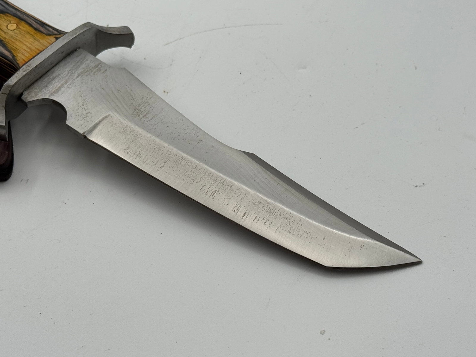 Ashen Edge Fixed Blade Knife with Leather Sheath - 6