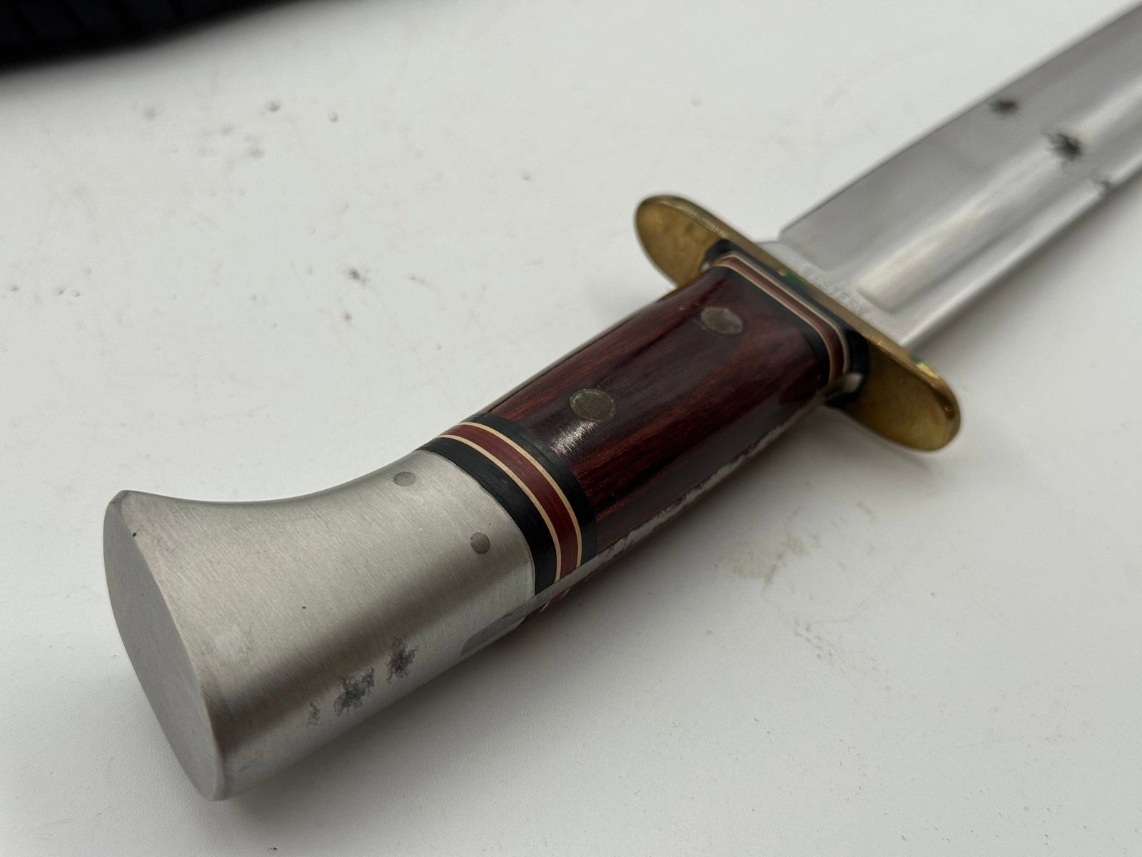 Excellent Western W46-8 “H” Fixed Blade Knife with Leather Sheathe - 10