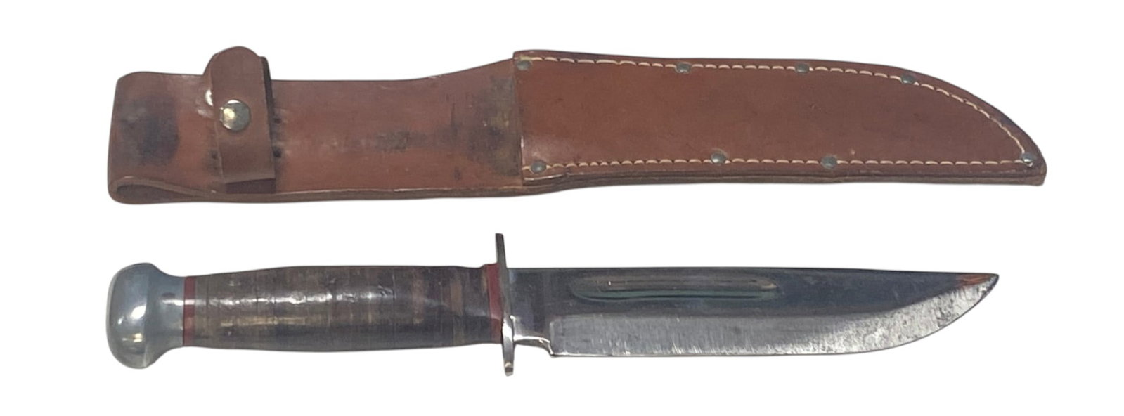 Fixed Blade Military RH 36 Combat Fighting Knife by PAL with Leather Sheath (1 of 3)