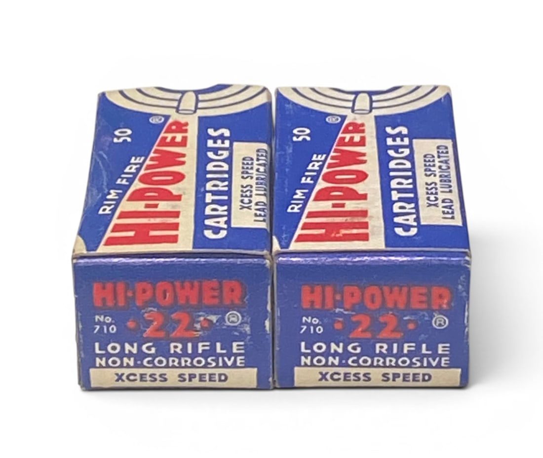 Vintage NIB 100rds. of .22 LR Hi-Power Rim Fire Ammunition: See Photo(s).
