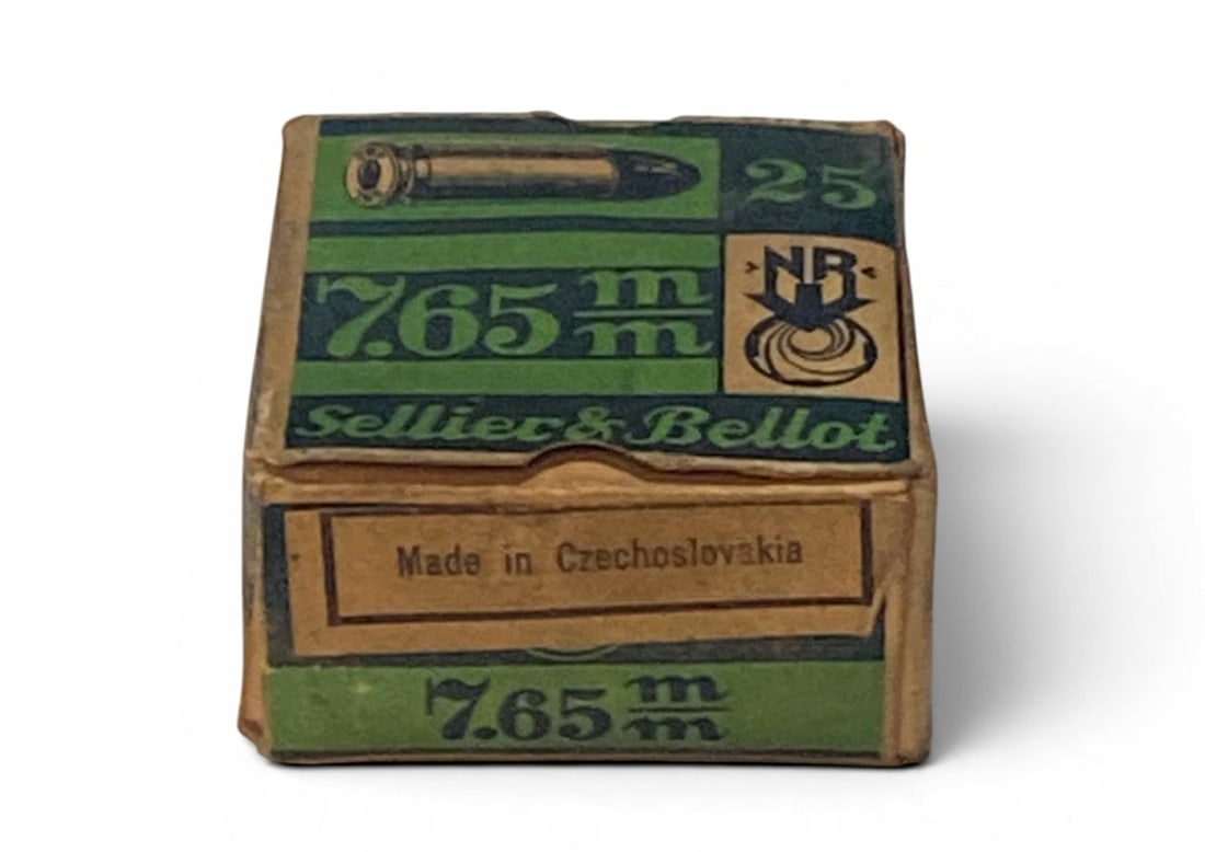 Vintage 11rds. of 7.65mm Sellier & Bellot Czechoslovakian Ammunition: See Photo(s).