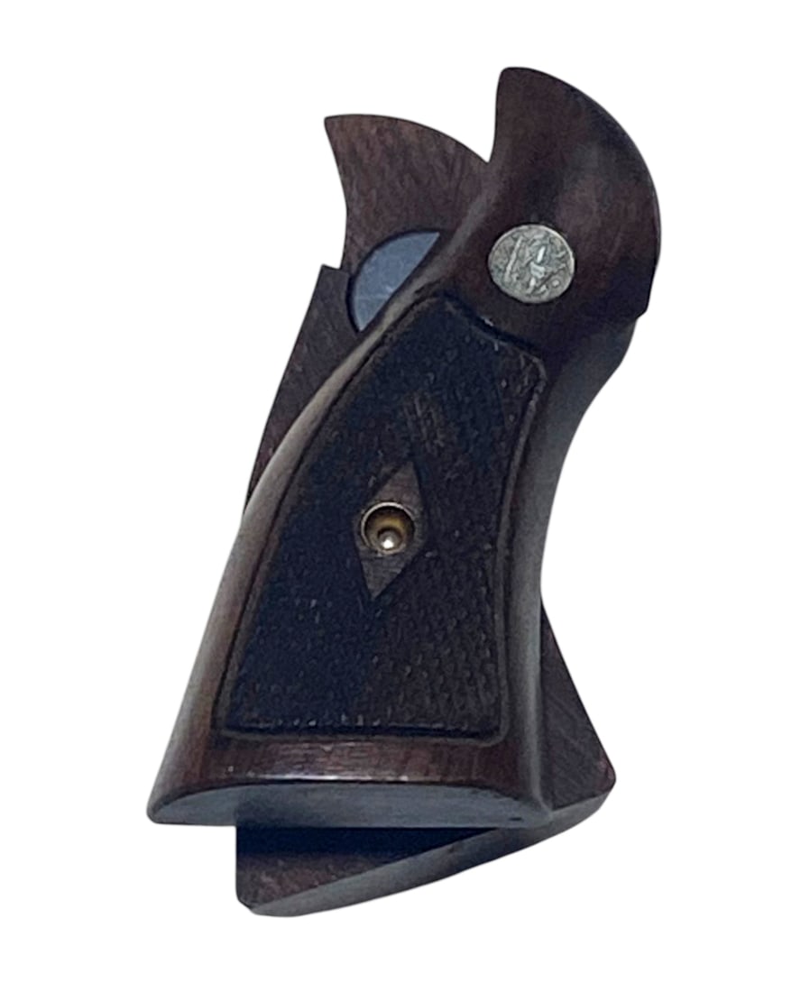 Set of Wooden Smith & Wesson Revolver Grips: See Photo(s).
