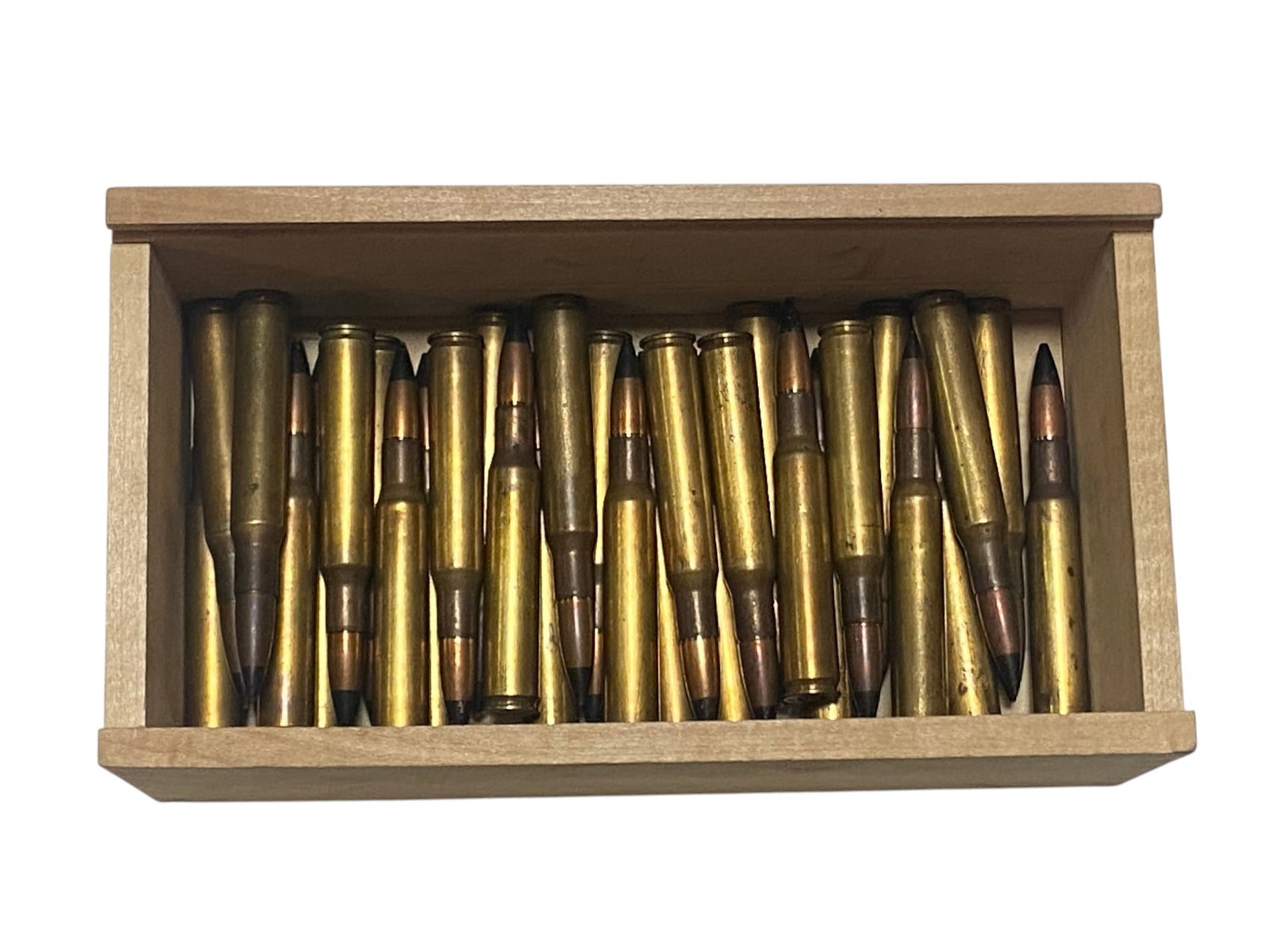 30rds. of .30-06 SPRG. Specialty Military Surplus Ammunition in Box: Headstamp: SL 54, DM 42, DEN 44 and possibly more. SEE PHOTOS!!!