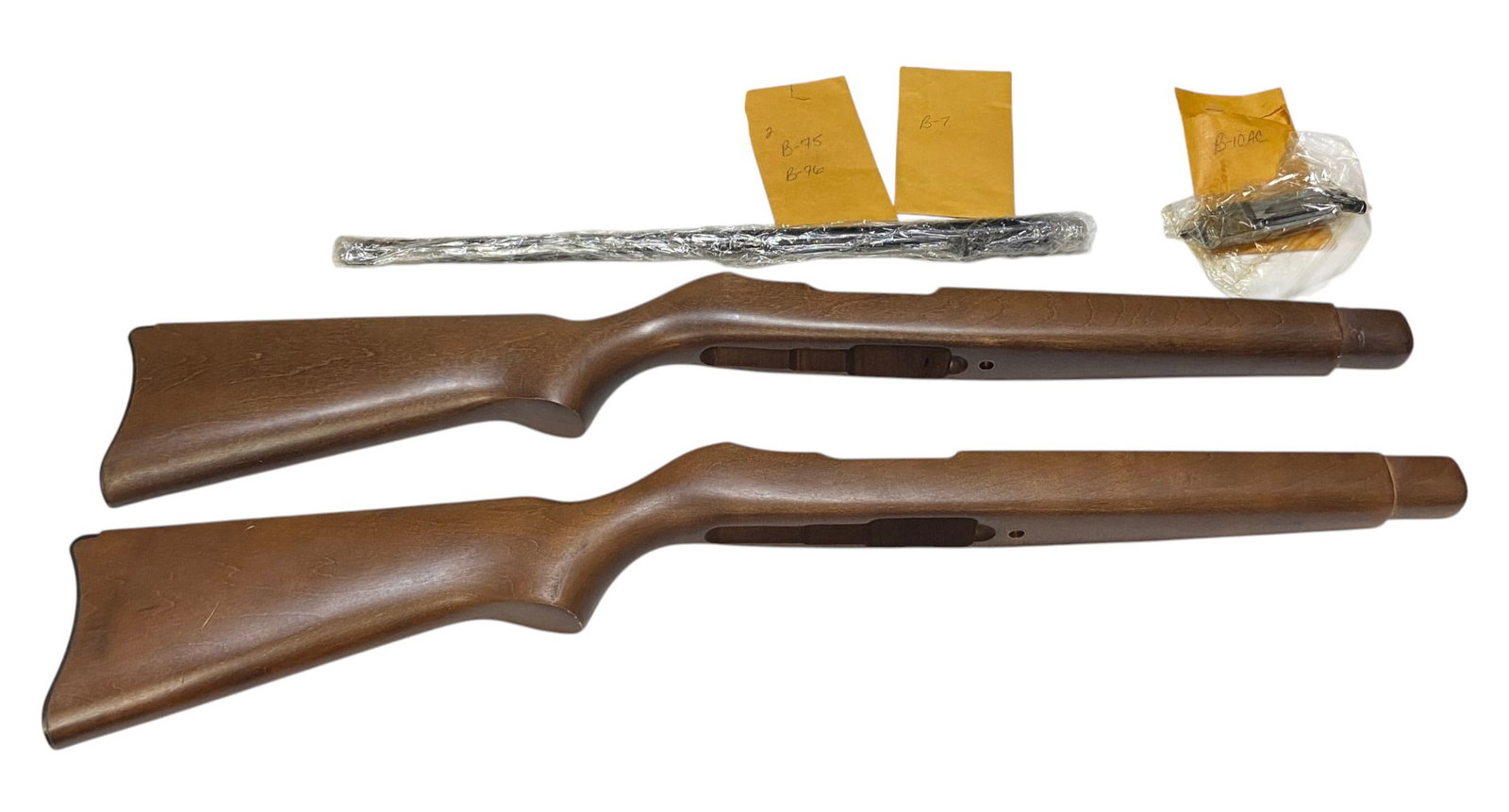 Ruger 10/22 Parts and (2) Wooden Stocks and Barrel - 2
