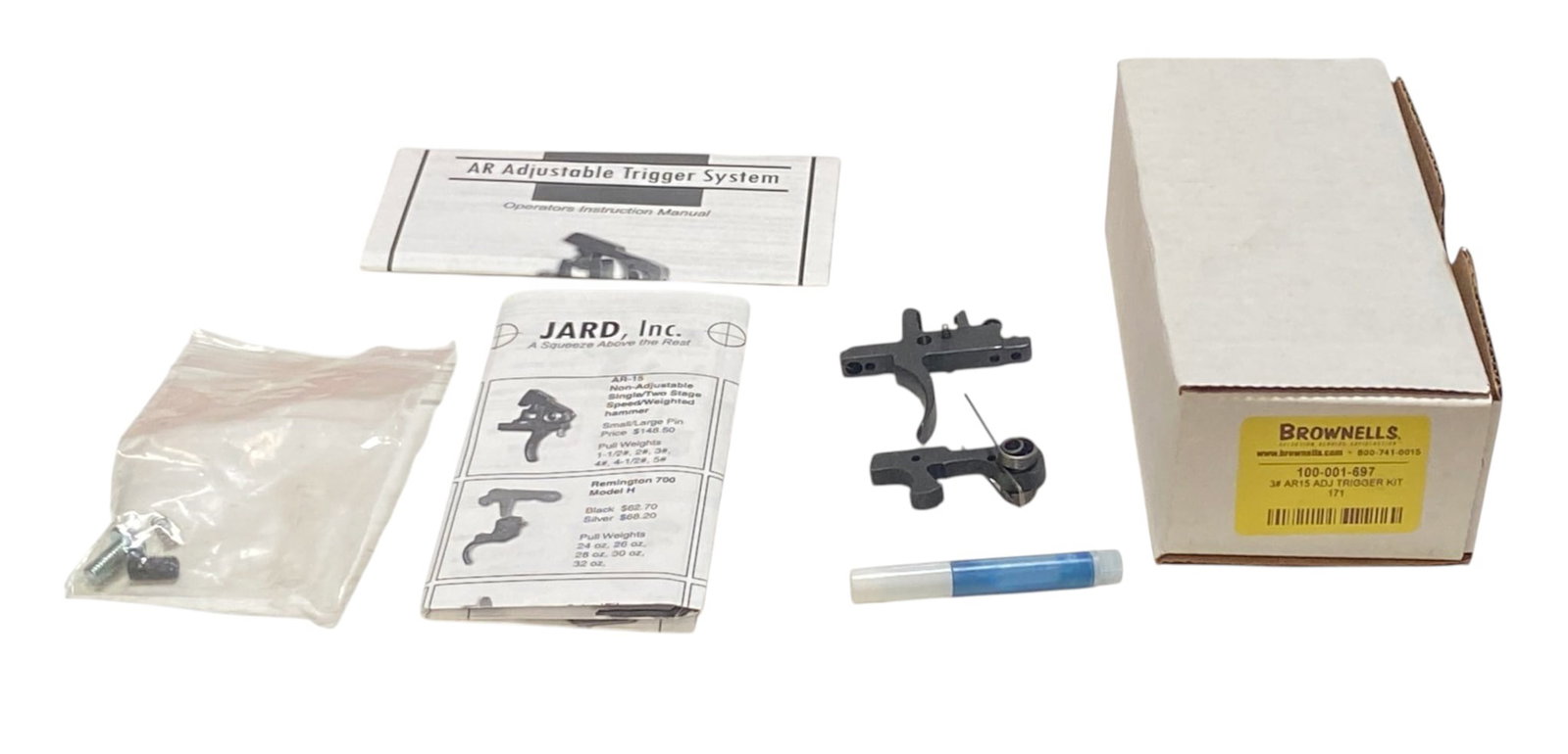 Brownell’s AR15 Adjustable .171 Trigger Kit : See Photo(s).