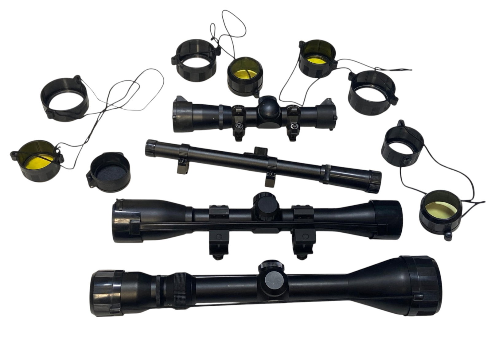 (4) Scopes - Simmons, Tasco, Bushnell, and Other and Various Lens Covers (1 of 20)