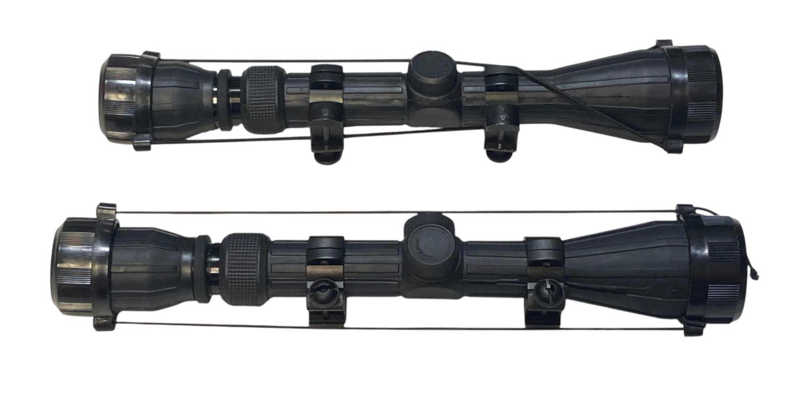 (2) Hard-To-Find Hard Armored Rubber Leaper’s 3-9x40 Scopes - 2