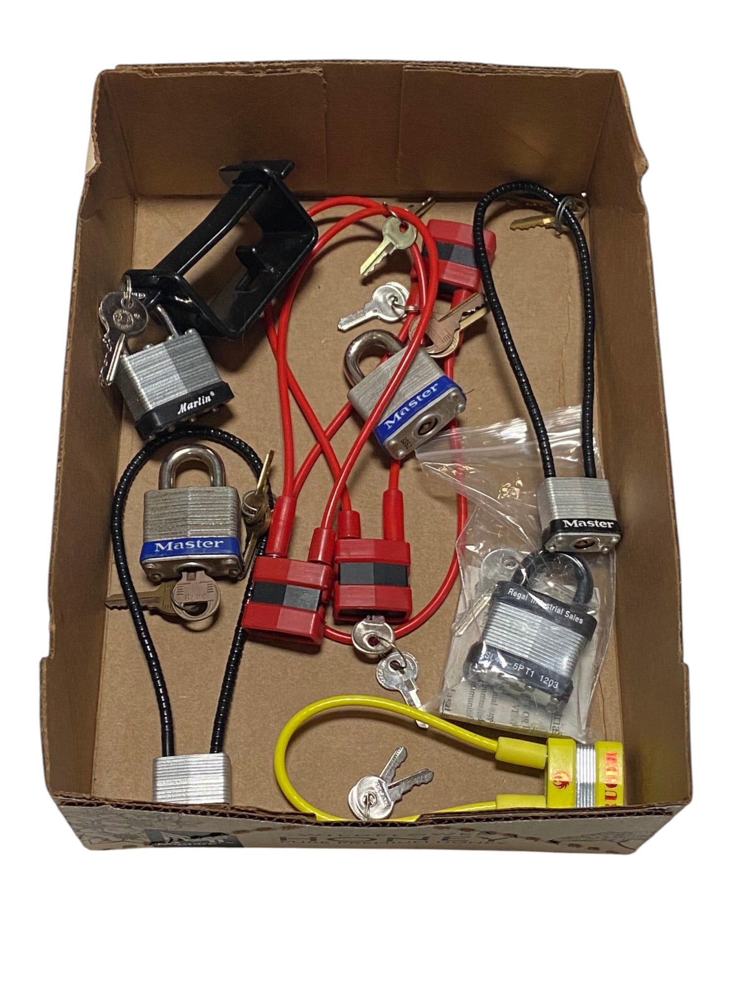 Lot of Various Gun Locks, Master Locks, and More: See Photo(s).