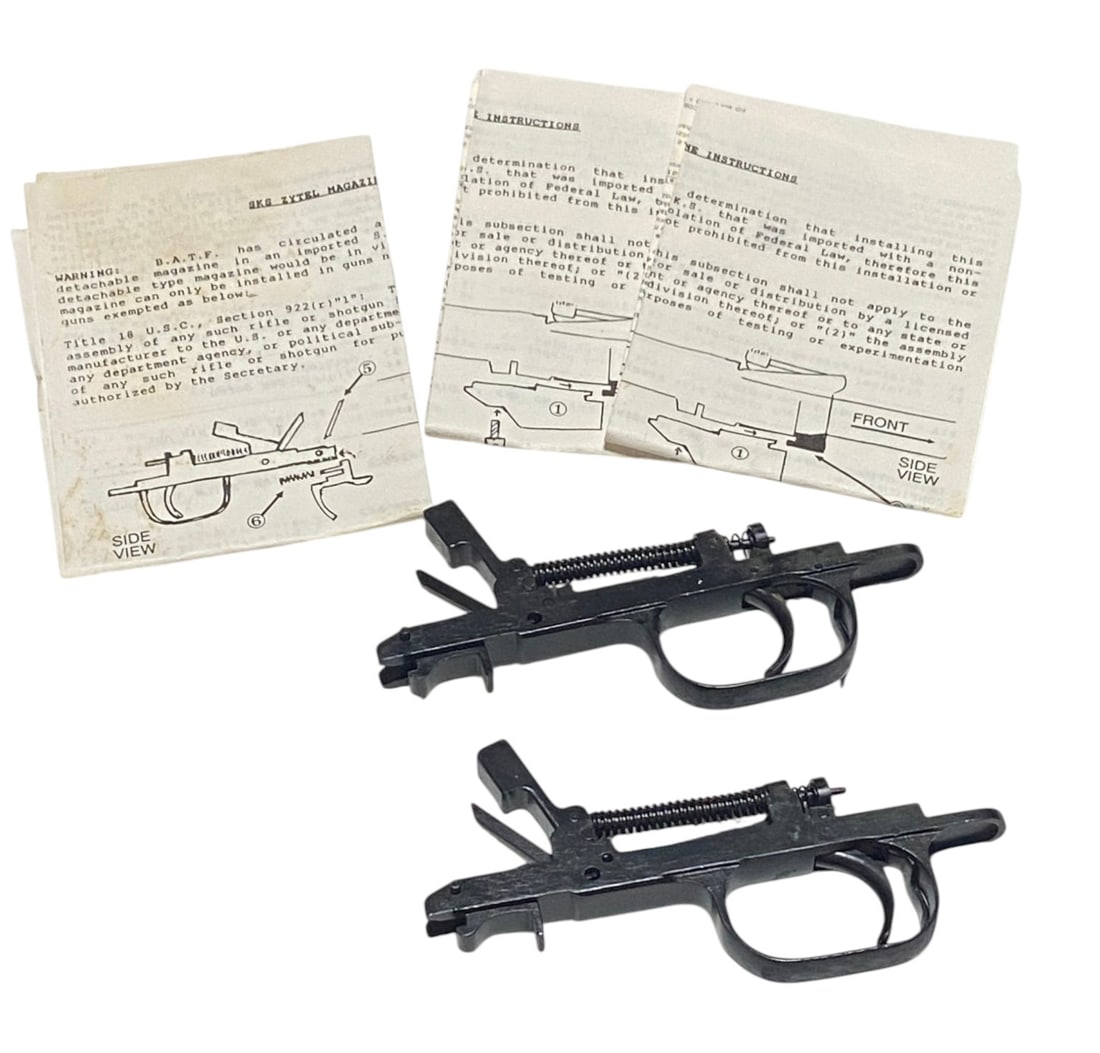 (2) SKS Trigger Housings and Components with Manual: See Photo(s).
