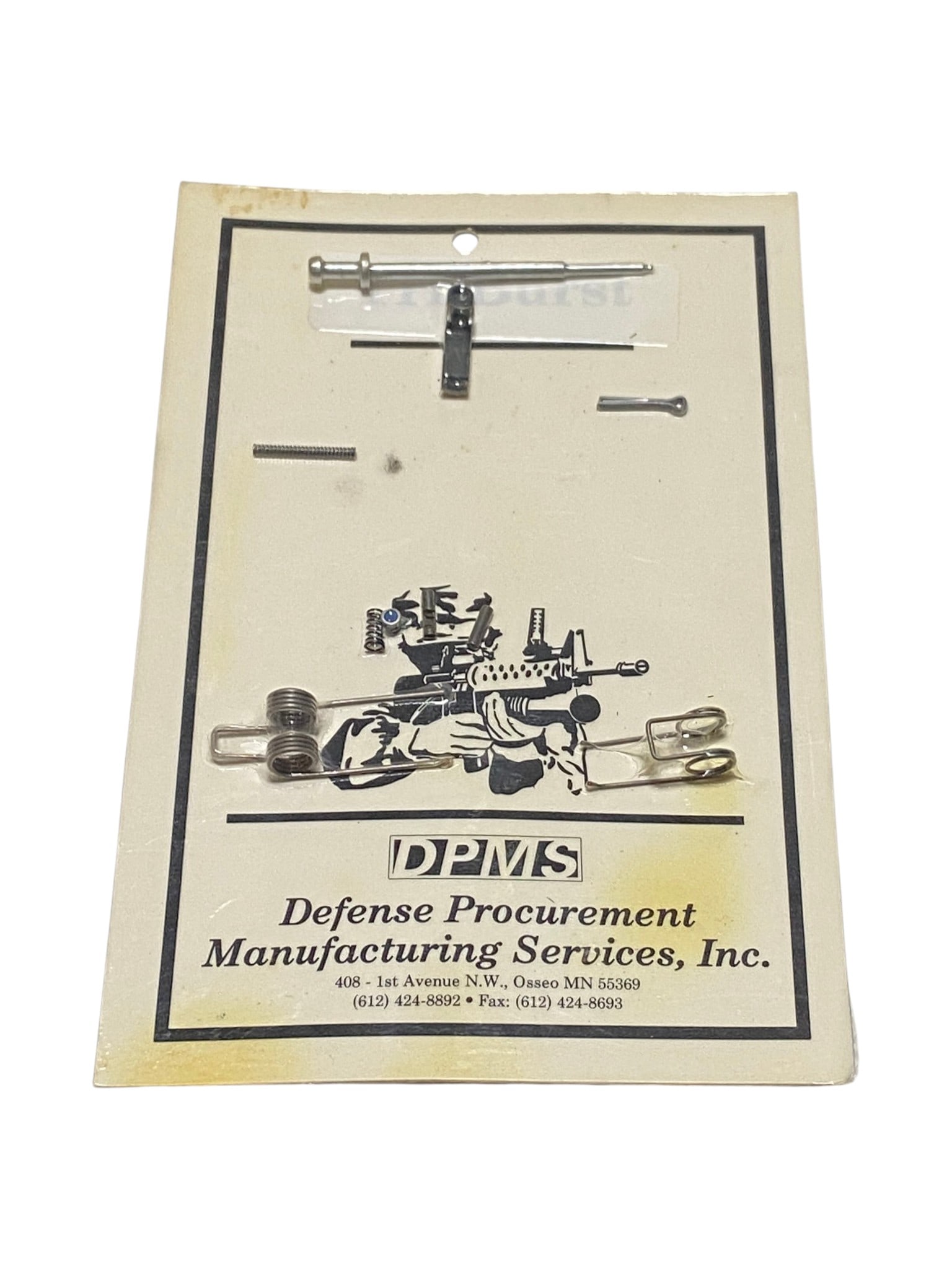 DPMS Tri Burst Parts in Original Package: See Photo(s).