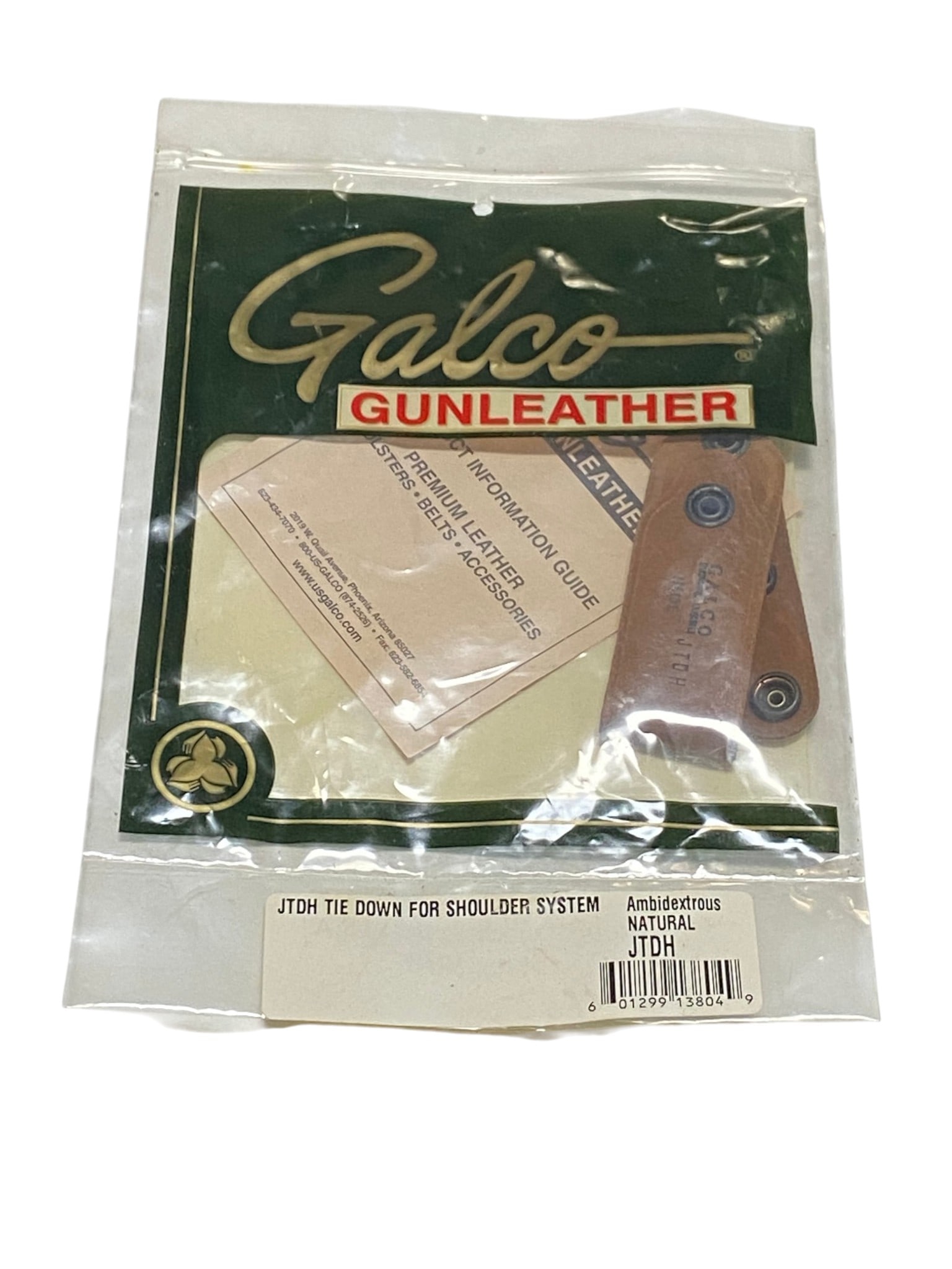 Galco Gunleather Tie Down for Shoulder System: See Photo(s).