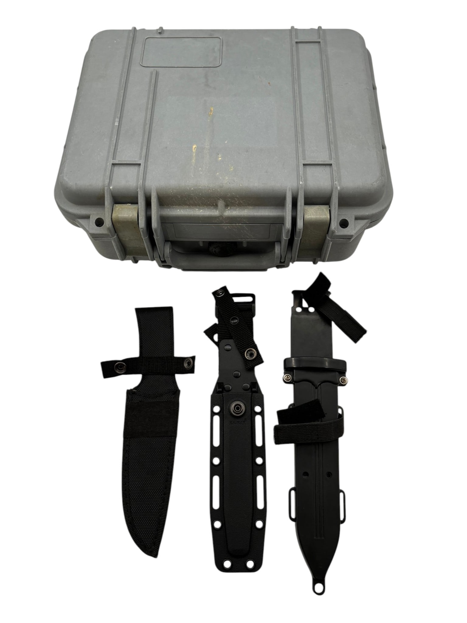 Kappler Case and (3) Knife Scabbards: See Photo(s).