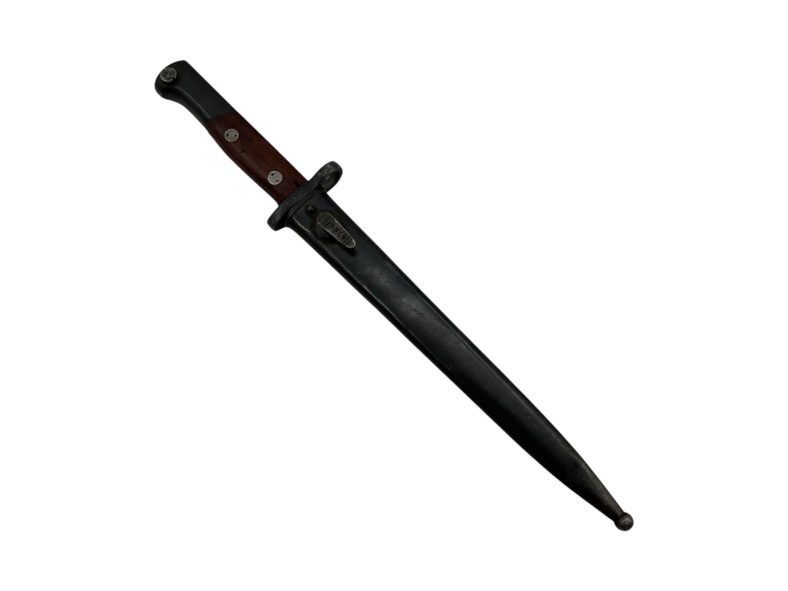 Mint Kragujevac Arsenal Yugoslavian M48 Bayonet with Scabbard: 57892 SN | 9.75” Blade | 15” Overall | Mint Condition