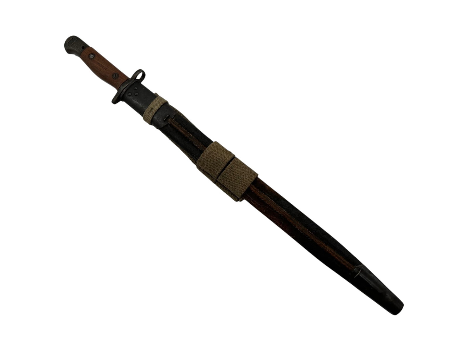 Australian Pattern 1907 Bayonet with Scabbard and Frog: Made by Slazenger | 17” Blade | 21.75” Overall