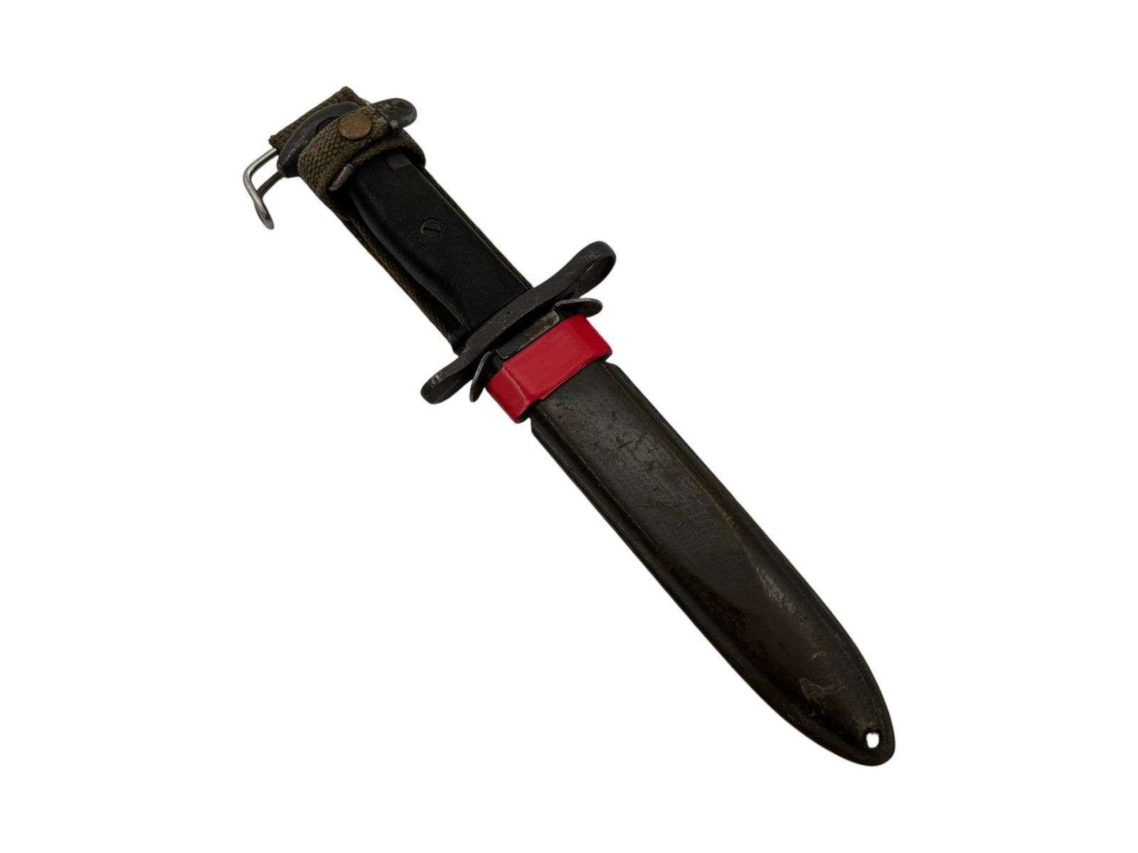 US WWII M1 Garand Bayonet with Scabbard: 6.5” Blade | 11” Overall