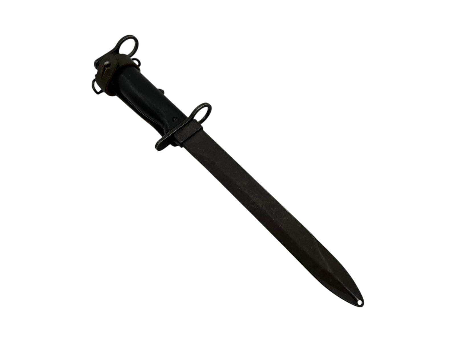 French MAS Model 56 Bayonet with Scabbard: 8.5” Blade | 12.75” Overall