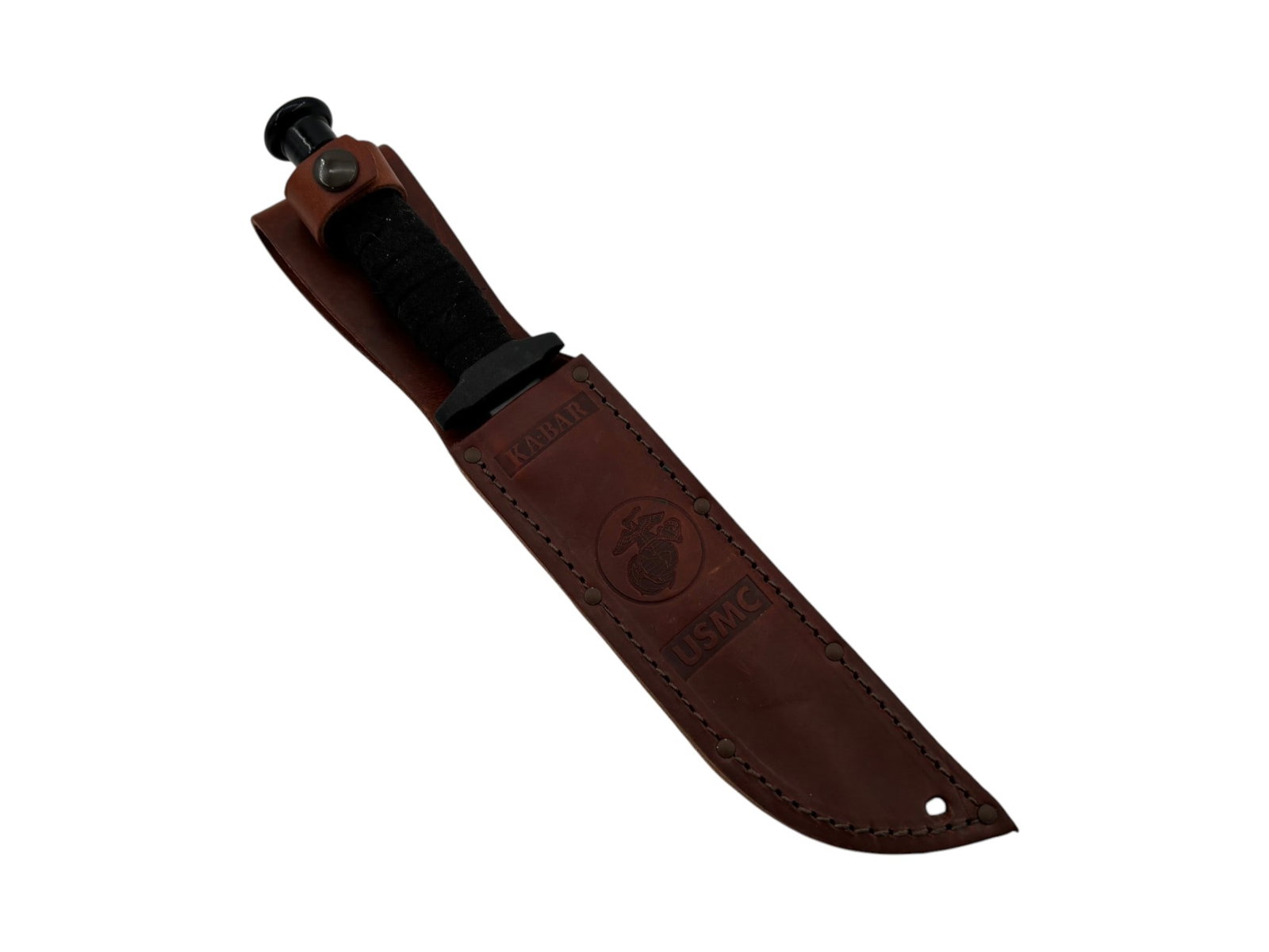 Flying Falcon Chinese Bayonet in USMC Ka-Bar Scabbard: 6.5” Blade | 11.75” overall