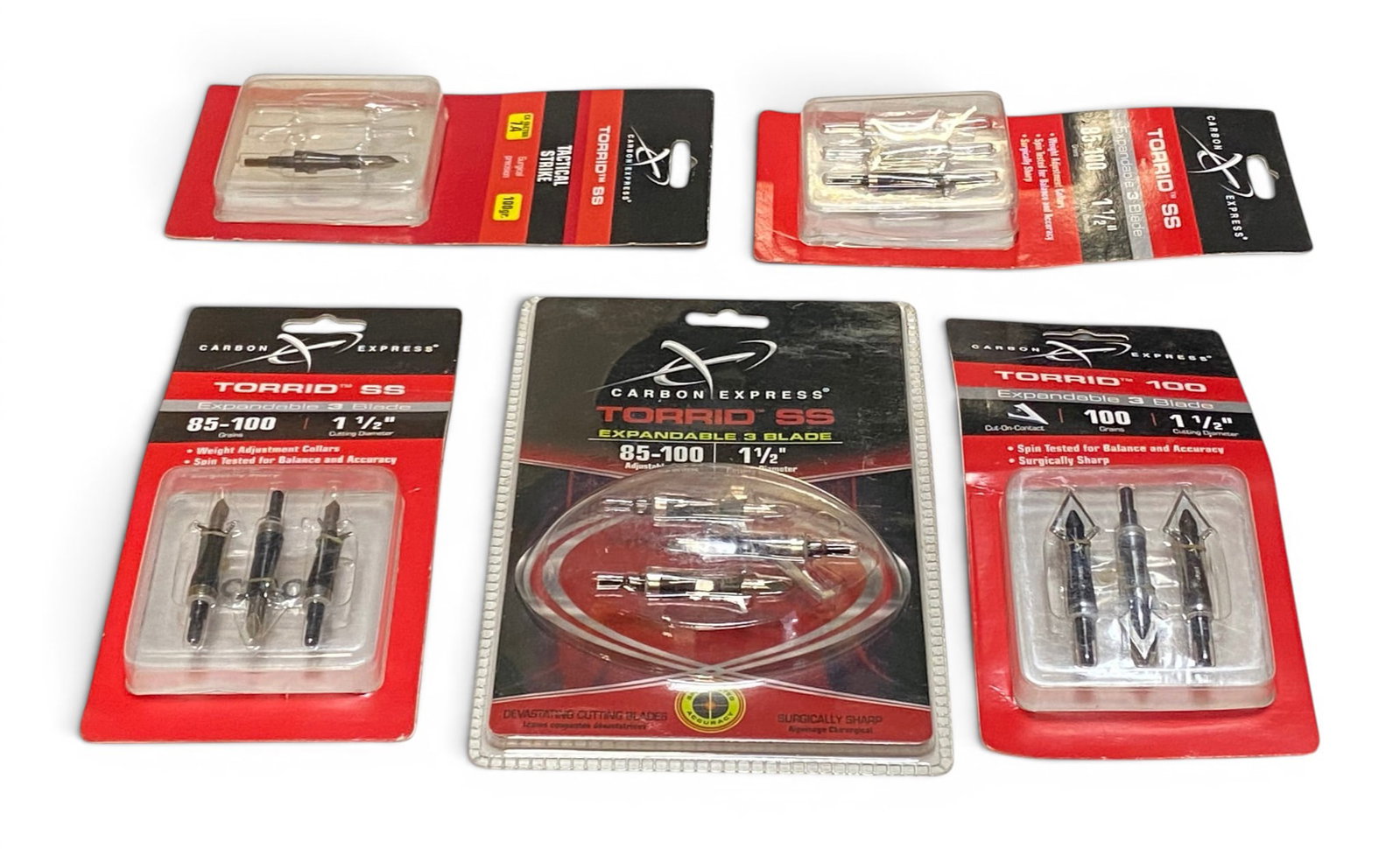 Lot of Carbon Express Torrid Expandable Blades - Some NIB, Some Opened Packs (1 of 4)