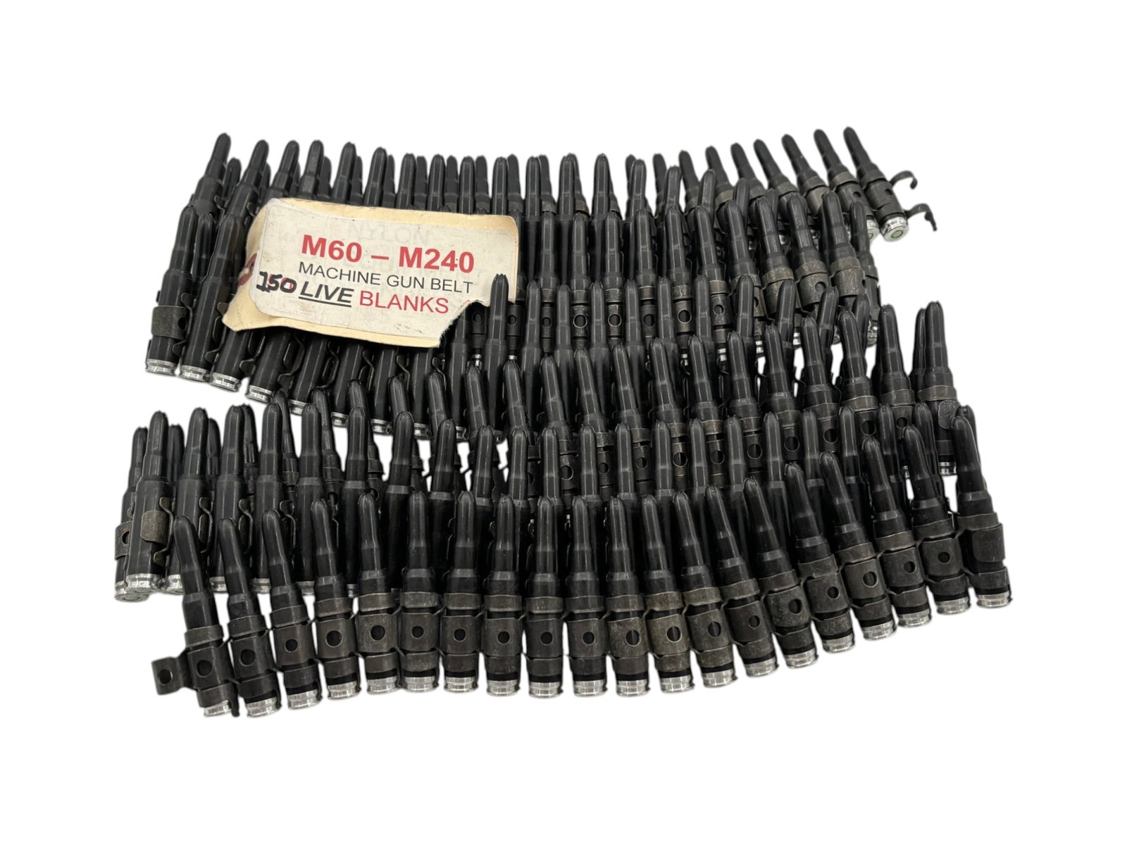150rds Link of 7.62x51 BLANK Ammunition: DAG Headstamp