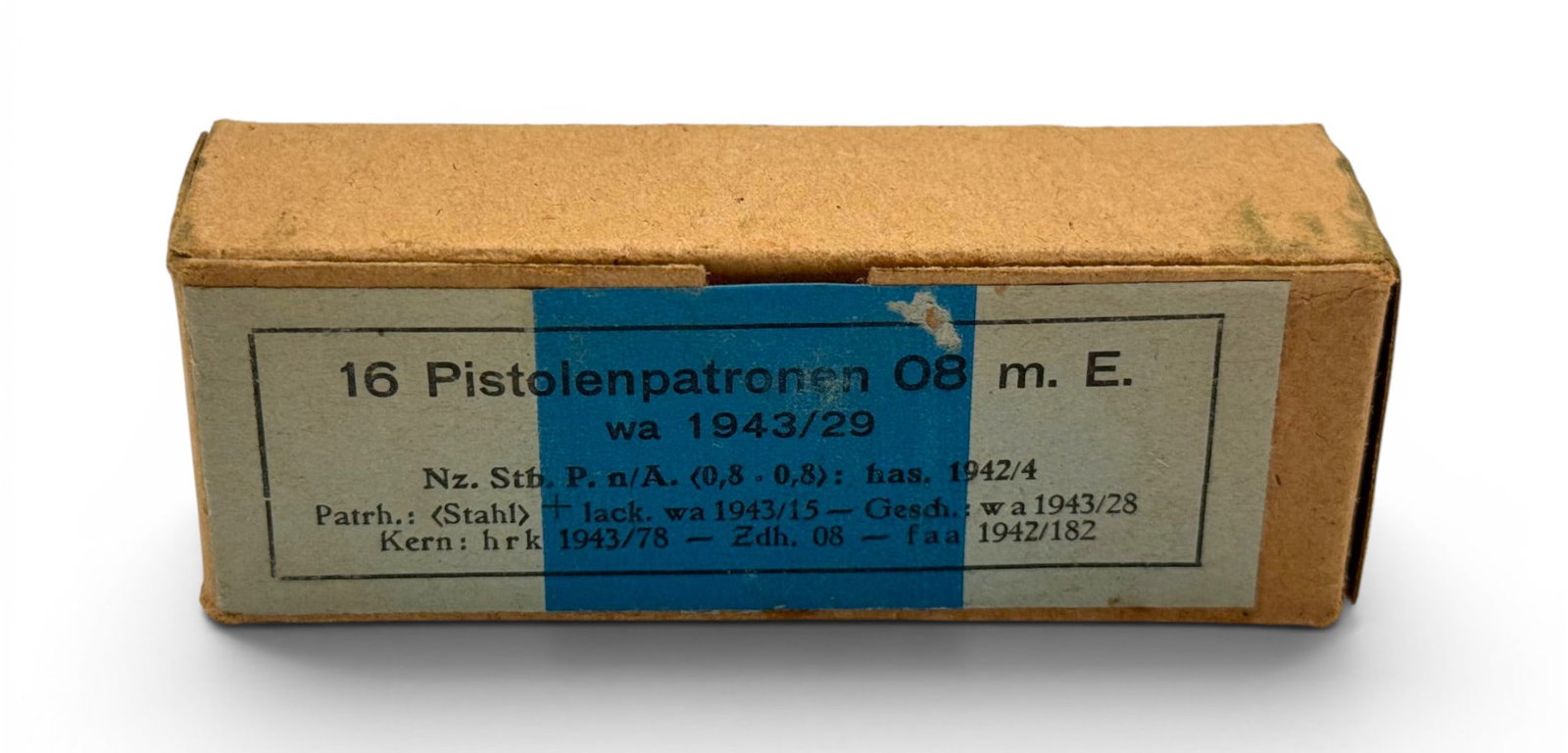 16rds. of Original German WWII 1943 9mm Luger Collectible Ammunition (1 of 3)