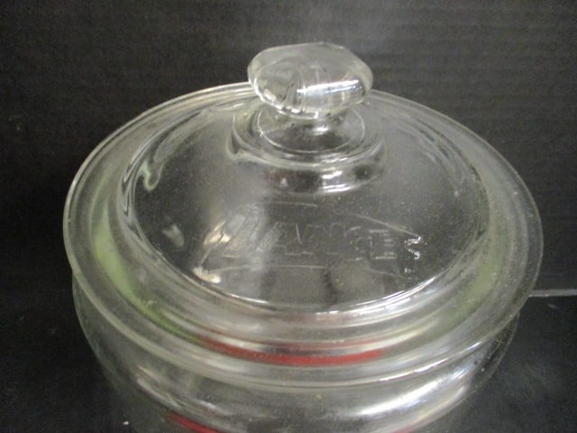 "Meador's Products Always Fresh" General Store Countertop Jar - 2