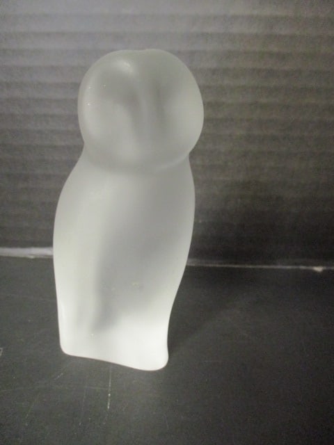 Baccarat Satin Finish Crystal Owl Figurine (1 of 7)