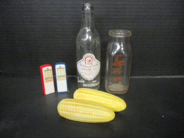Oconee Dairies Seneca, SC Half Pint Bottle, Buffalo Rock Ginger Ale Bottle, (1 of 20)