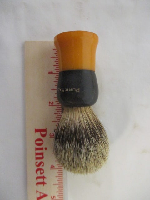 Fire King Jadeite Mug, Fuller Badger Hair Deluxe Shaving Brush in Original Box, - 3