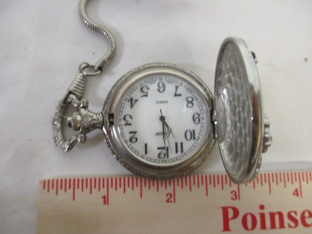 Five Pocket Watches and Cloche Dome - 18