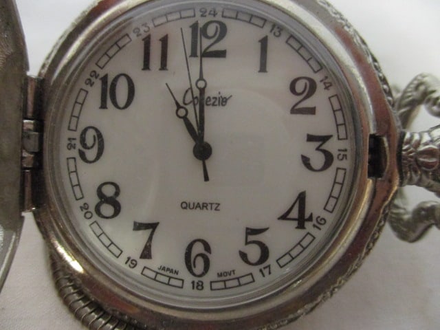 Five Pocket Watches and Cloche Dome - 19