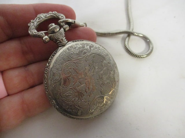Five Pocket Watches and Cloche Dome - 20