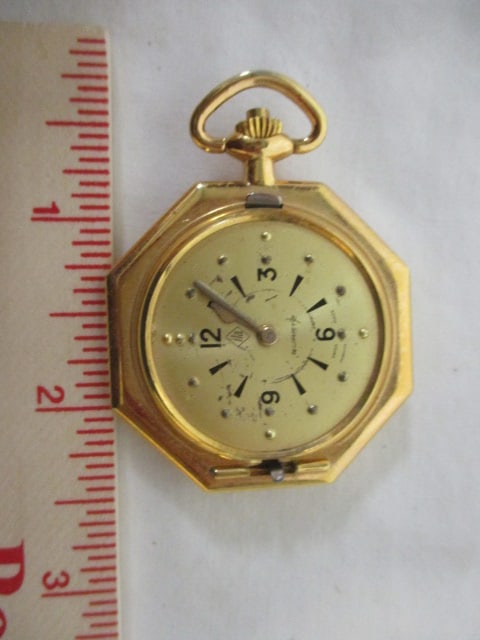 Five Pocket Watches and Cloche Dome - 6