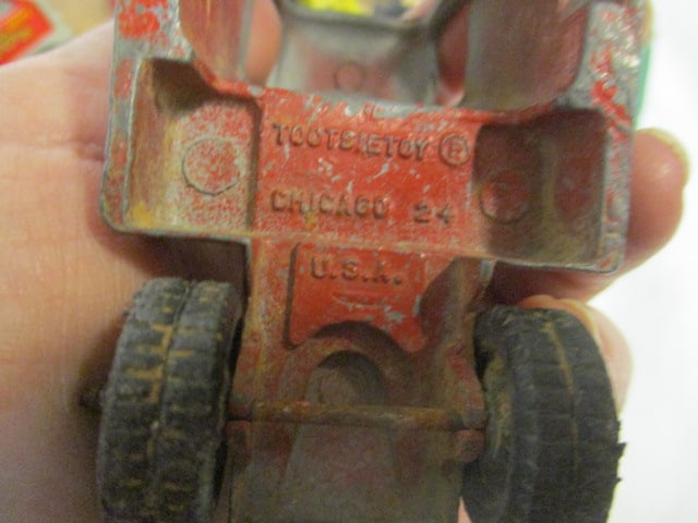 Old Metal Diecast Cars, Farm Equipment and Fire Trucks - 6