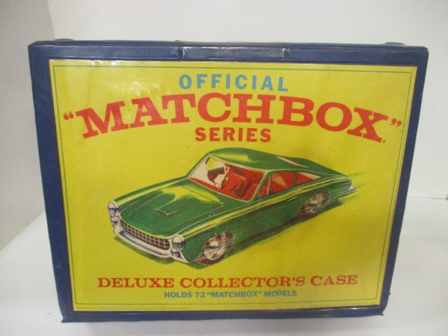 1968 Official "Matchbox" Series Deluxe Collector's Case with Diecast Cars - 2