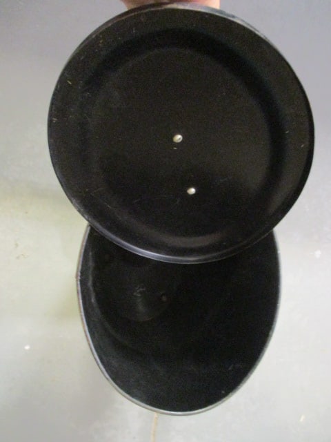 Midcentury Ransburg Handpainted Lidded Metal Trash Can - 4