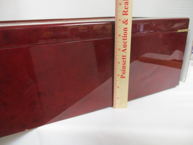 Glass Top Watch and Jewelry Box with Drawer - 4