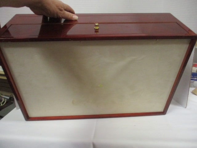 Glass Top Watch and Jewelry Box with Drawer - 5