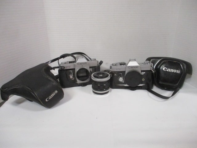 Canon FT No. 315616 35mm Camera, Canon FT No. 380477 35mm Camera and (1 of 15)