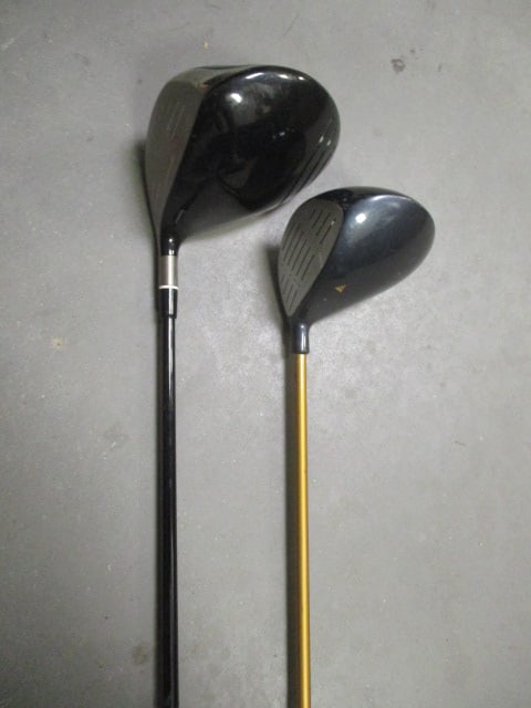 Two Right Hand Golf Club Drivers: Speedline F11 10.5 degree Aldila Voodoo AVS5 Shaft and Northwestern TourSteel titanium #1 10 Degree Driver with ProFlex 78 Ultimate Saft