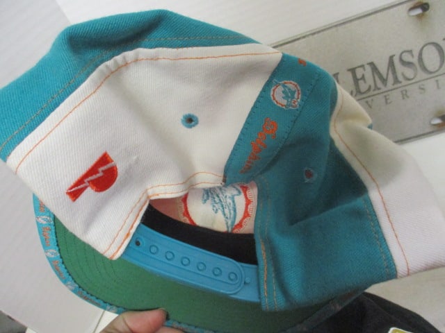 Wilson "The Duke" Football, Miami Dolphins Snap-Back Hat, Wofford Terriers - 8