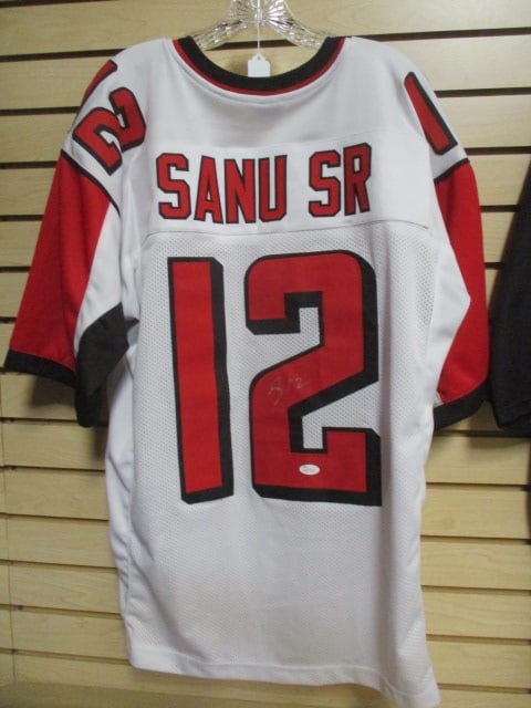 JSA Authenticated Autograph Atlanta Falcon Mohamed Sanu Sr. Signed Jersey: Size Xlarge, see pictures and preview to make own determination of authenticity