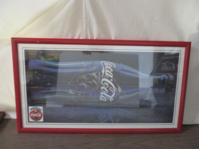 Framed "Ship in a Bottle of Coca-Cola" Licensed Always Coca-Cola Print (1 of 6)