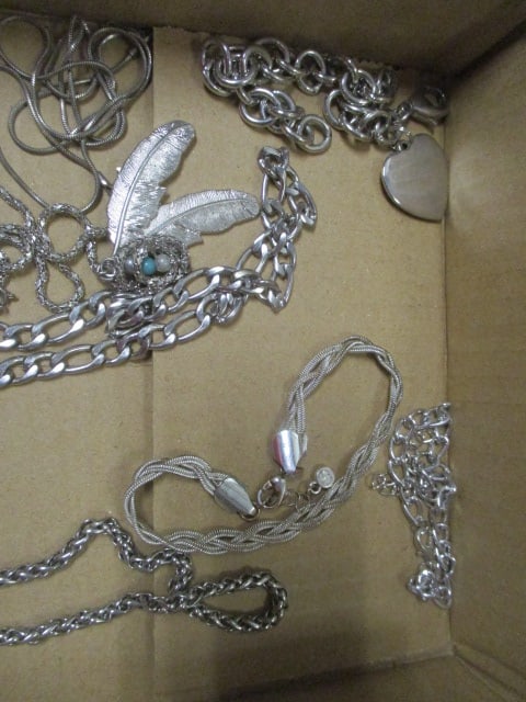 Silver Tone Fashion Jewelry Necklaces and Bracelets - 2