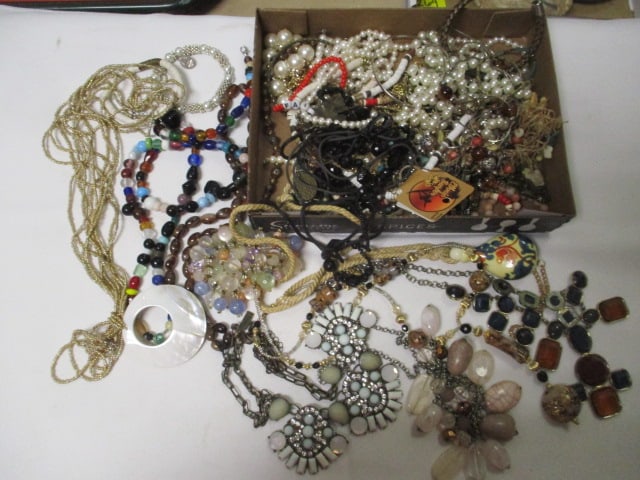 Large Grouping of Beaded Necklaces (1 of 5)